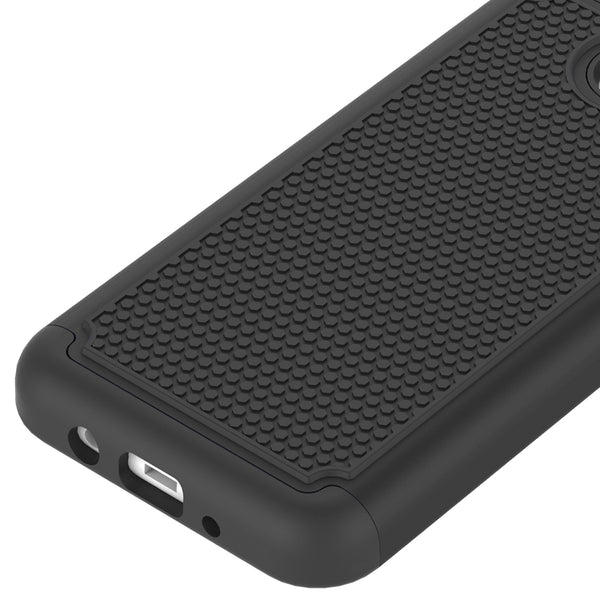 Samsung Galaxy J3 Emerge / J3 2017 / J3 Prime / J3 Mission / J3 Eclipse / J3 Luna Pro / Sol 2 / Amp Prime 2 / Express Prime 2 Case, LK Hybrid Armor Defender Protective Case Cover