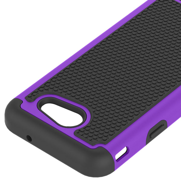 Samsung Galaxy J3 Emerge / J3 2017 / J3 Prime / J3 Mission / J3 Eclipse / J3 Luna Pro / Sol 2 / Amp Prime 2 / Express Prime 2 Case, LK Hybrid Armor Defender Protective Case Cover