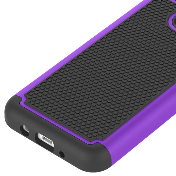 Samsung Galaxy J3 Emerge / J3 2017 / J3 Prime / J3 Mission / J3 Eclipse / J3 Luna Pro / Sol 2 / Amp Prime 2 / Express Prime 2 Case, LK Hybrid Armor Defender Protective Case Cover