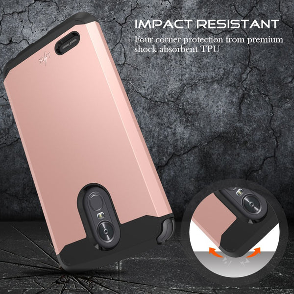 LG Stylo 3 Case, LG Stylo 3 Plus Case, LK [Gladiator Series] Shock Absorption Hybrid Armor Defender Protective Case Cover for LG Stylo 3 / LG Stylo 3 Plus