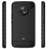 Moto X4 Case, LK [Carbon Fiber] Shock Absorption Hybrid Armor Defender Protective Case Cover for Motorola Moto X4