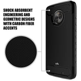 Moto X4 Case, LK [Carbon Fiber] Shock Absorption Hybrid Armor Defender Protective Case Cover for Motorola Moto X4