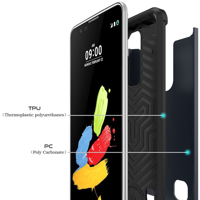 LG Stylo 2 Case, LG Stylo 2 Plus Case, LK [Gladiator Series] Shock Absorption Hybrid Armor Defender Protective Case Cover for LG Stylo 2 / LG Stylo 2 Plus