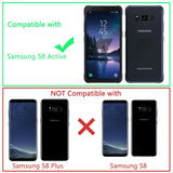 Galaxy S8 Active Case, LK [Carbon Fiber] Shock Absorption Hybrid Armor Defender Protective Case Cover for Samsung Galaxy S8 Active