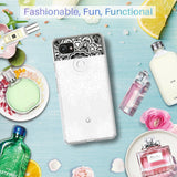 K&L White Henna Mandala Floral Lace Clear Design Case for Google Pixel 2 XL
