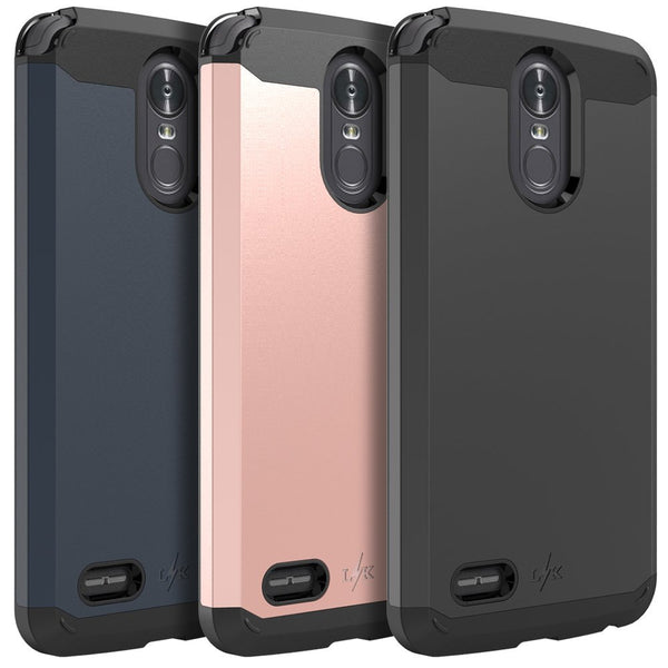 LG Stylo 3 Case, LG Stylo 3 Plus Case, LK [Gladiator Series] Shock Absorption Hybrid Armor Defender Protective Case Cover for LG Stylo 3 / LG Stylo 3 Plus