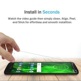 [3 Pack] LK for Motorola Moto G6 Screen Protector, [Japan Tempered Glass] 9H Hardness with Lifetime Replacement Warranty