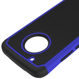 Moto G5 Plus Case, LK [Shock Absorption] Drop Protection Hybrid Armor Defender Protective Case Cover for Motorola Moto G Plus (5th Generation) - Black
