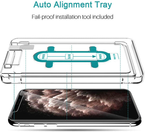 K&L [3 Pack] Screen Protector for iPhone 11 Pro Max / Xs Max Tempered Glass [Installation Kit Included]