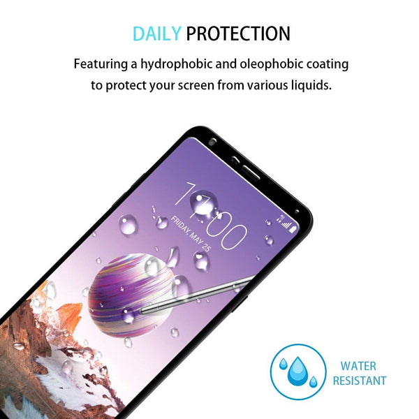 [2 Pack] LK for LG Stylo 4 Screen Protector, [Full Cover] Tempered Glass with Lifetime Replacement Warranty