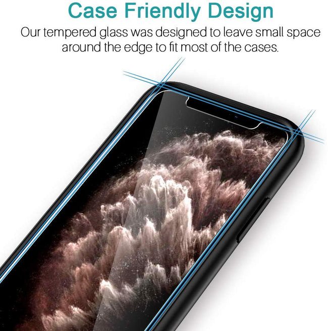 K&L [3 Pack] Screen Protector for iPhone 11 Pro Max / Xs Max Tempered Glass [Installation Kit Included]