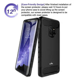 [3 Pack] LK for Samsung Galaxy S9 Screen Protector, Liquid Skin [New Version] [Case-Friendly] [Bubble-Free] HD Clear Flexible Film with Lifetime Replacement Warranty