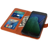 Moto G5 Plus Case, LK Luxury PU Leather Wallet Flip Protective Case Cover with Card Slots and Stand for Motorola Moto G Plus (5th Generation)