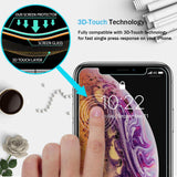 [3 PACK] LK for iPhone XS Max Screen Protector, [Tempered Glass][Case Friendly] DoubleDefence Technology [Alignment Frame Easy Installation] with Lifetime Replacement Warranty