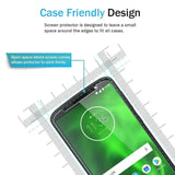 [3 Pack] LK for Motorola Moto G6 Screen Protector, [Japan Tempered Glass] 9H Hardness with Lifetime Replacement Warranty