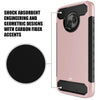 Moto X4 Case, LK [Carbon Fiber] Shock Absorption Hybrid Armor Defender Protective Case Cover for Motorola Moto X4
