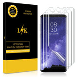 [3 Pack] LK for Samsung Galaxy S9 Screen Protector, Liquid Skin [New Version] [Case-Friendly] [Bubble-Free] HD Clear Flexible Film with Lifetime Replacement Warranty