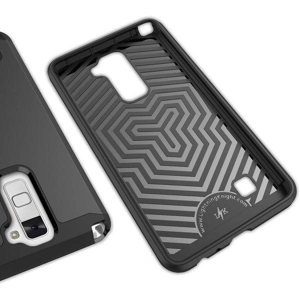 LG Stylo 2 Case, LG Stylo 2 Plus Case, LK [Gladiator Series] Shock Absorption Hybrid Armor Defender Protective Case Cover for LG Stylo 2 / LG Stylo 2 Plus