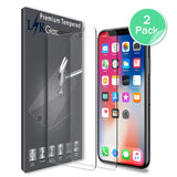 iPhone X Screen Protector, [Tempered Glass] with Lifetime Replacement Warranty