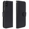 iPhone X Case, [Wrist Strap] Luxury PU Leather Wallet Flip Protective Case Cover with Card Slots and Stand for Apple iPhone X