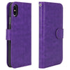 iPhone X Case, [Wrist Strap] Luxury PU Leather Wallet Flip Protective Case Cover with Card Slots and Stand for Apple iPhone X