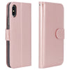 iPhone X Case, [Wrist Strap] Luxury PU Leather Wallet Flip Protective Case Cover with Card Slots and Stand for Apple iPhone X