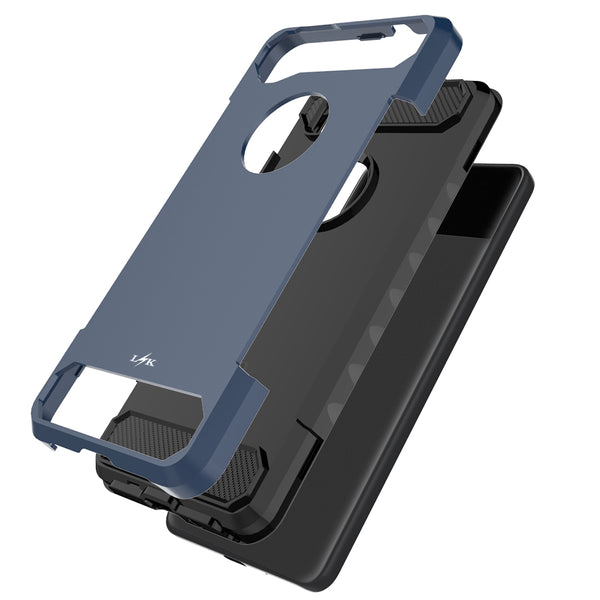 Google Pixel 2 XL Case, LK [Carbon Fiber] Shock Absorption Hybrid Armor Defender Protective Case Cover for Google Pixel 2 XL