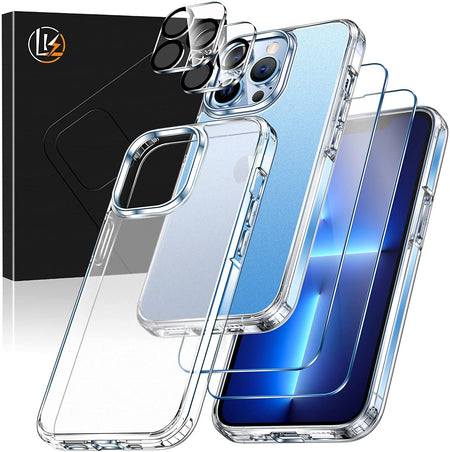 [3 Pack] LK for iPhone XR Screen Protector 6.1, [Tempered Glass][Case Friendly] DoubleDefence Technology [Alignment Frame Easy Installation] with Lifetime Replacement Warranty