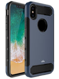 iPhone X Case, [Carbon Fiber] Shock Absorption Hybrid Armor Defender Protective Case Cover for Apple iPhone X