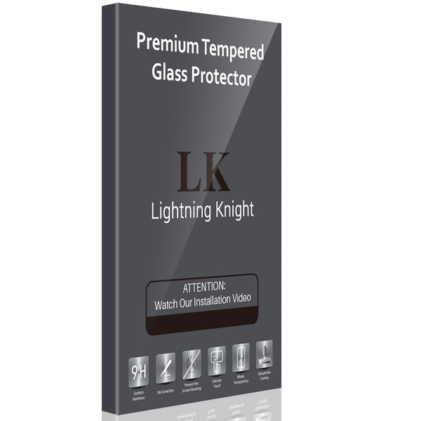 LK Screen Protector Tempered Glass, Easy Installation Tray, HD Transparent, Bubble Free-clear