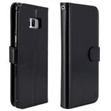 Galaxy S8 Case with Wrist Strap Luxury PU Leather Wallet Flip Protective Case Cover with Card Slots and Stand
