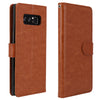 Galaxy Note 8 Case with Wrist Strap Luxury PU Leather Wallet Flip Protective Case Cover with Card Slots and Stand