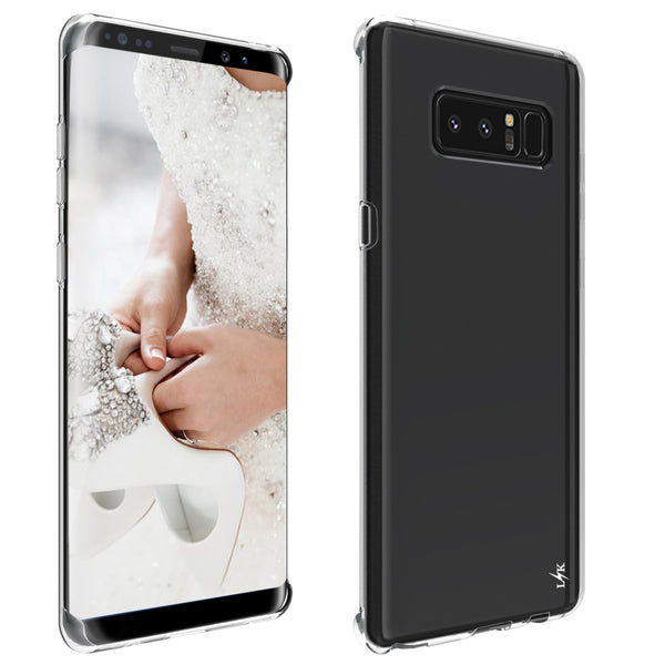 Galaxy Note 8 Case, LK Ultra [Slim Thin] Scratch Resistant TPU Rubber Soft Skin Silicone Protective Case Cover for Samsung Galaxy Note 8