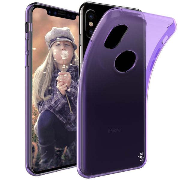 iPhone X Case, Ultra [Slim Thin] Scratch Resistant TPU Rubber Soft Skin Silicone Protective Case Cover for Apple iPhone X (Clear)