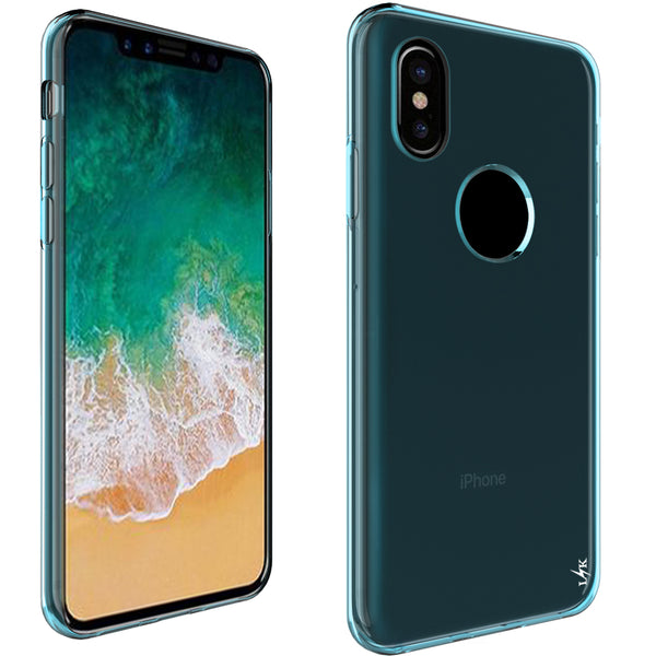 iPhone X Case, Ultra [Slim Thin] Scratch Resistant TPU Rubber Soft Skin Silicone Protective Case Cover for Apple iPhone X (Clear)