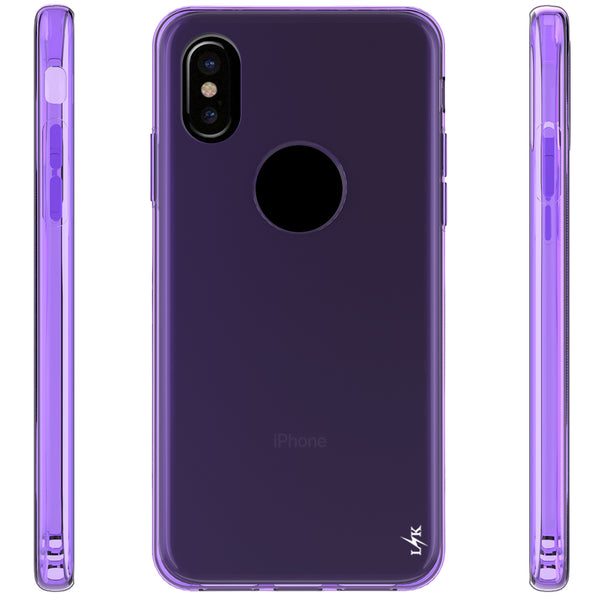 iPhone X Case, Ultra [Slim Thin] Scratch Resistant TPU Rubber Soft Skin Silicone Protective Case Cover for Apple iPhone X (Clear)