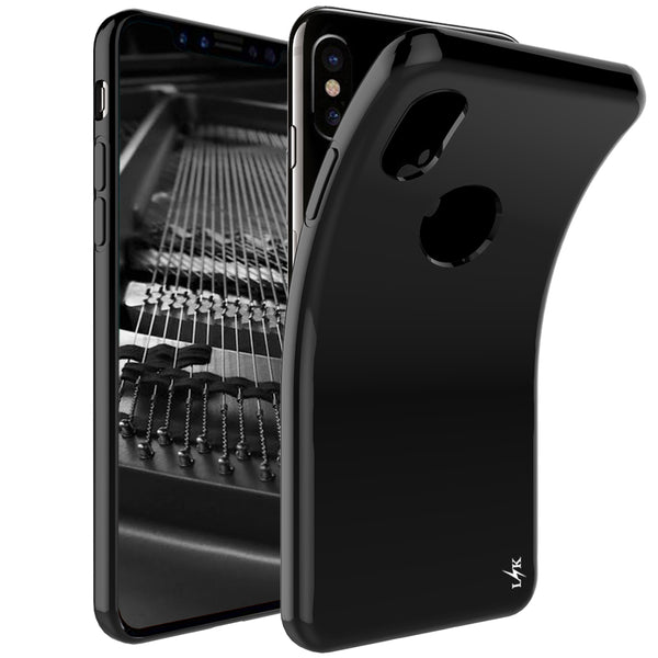 iPhone X Case, Ultra [Slim Thin] Scratch Resistant TPU Rubber Soft Skin Silicone Protective Case Cover for Apple iPhone X (Clear)