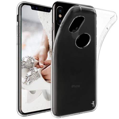 iPhone X Case, Ultra [Slim Thin] Scratch Resistant TPU Rubber Soft Skin Silicone Protective Case Cover for Apple iPhone X (Clear)