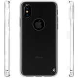 iPhone X Case, Ultra [Slim Thin] Scratch Resistant TPU Rubber Soft Skin Silicone Protective Case Cover for Apple iPhone X (Clear)