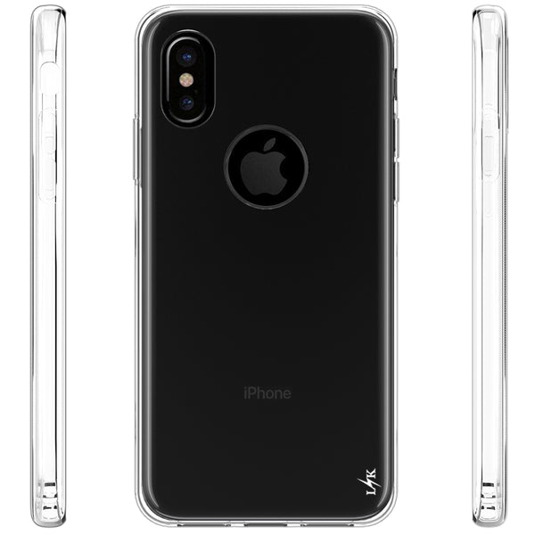 iPhone X Case, Ultra [Slim Thin] Scratch Resistant TPU Rubber Soft Skin Silicone Protective Case Cover for Apple iPhone X (Clear)