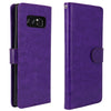 Galaxy Note 8 Case with Wrist Strap Luxury PU Leather Wallet Flip Protective Case Cover with Card Slots and Stand