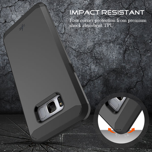 Galaxy S8 Plus Case Gladiator Series-Shock Absorption Hybrid Armor Defender Protective Case Cover