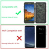 Galaxy S8 Active Case, LK Shock Absorbing White Henna Mandala Floral Lace Clear Design Printed Air Hybrid with TPU Bumper Protective Case Cover for Samsung Galaxy S8 Active